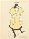 HENRI DE TOULOUSE-LAUTREC (1864-1901). [LE RIRE.] Group of 11 images. Circa 1897. Each approximately 11x8 inches, 28x22 cm.